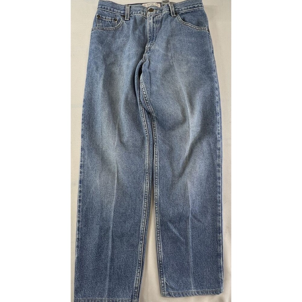Levis Signature Womens 10S Light Wash Relaxed Fit High Rise Denim Blue Jeans